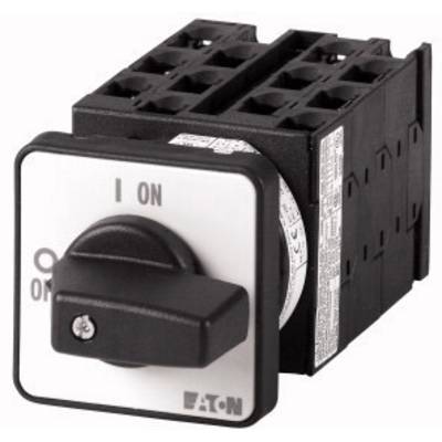 Rotary switch with '0' and 'I ON' markings. Black handle, square frame. Manufacturer name below.