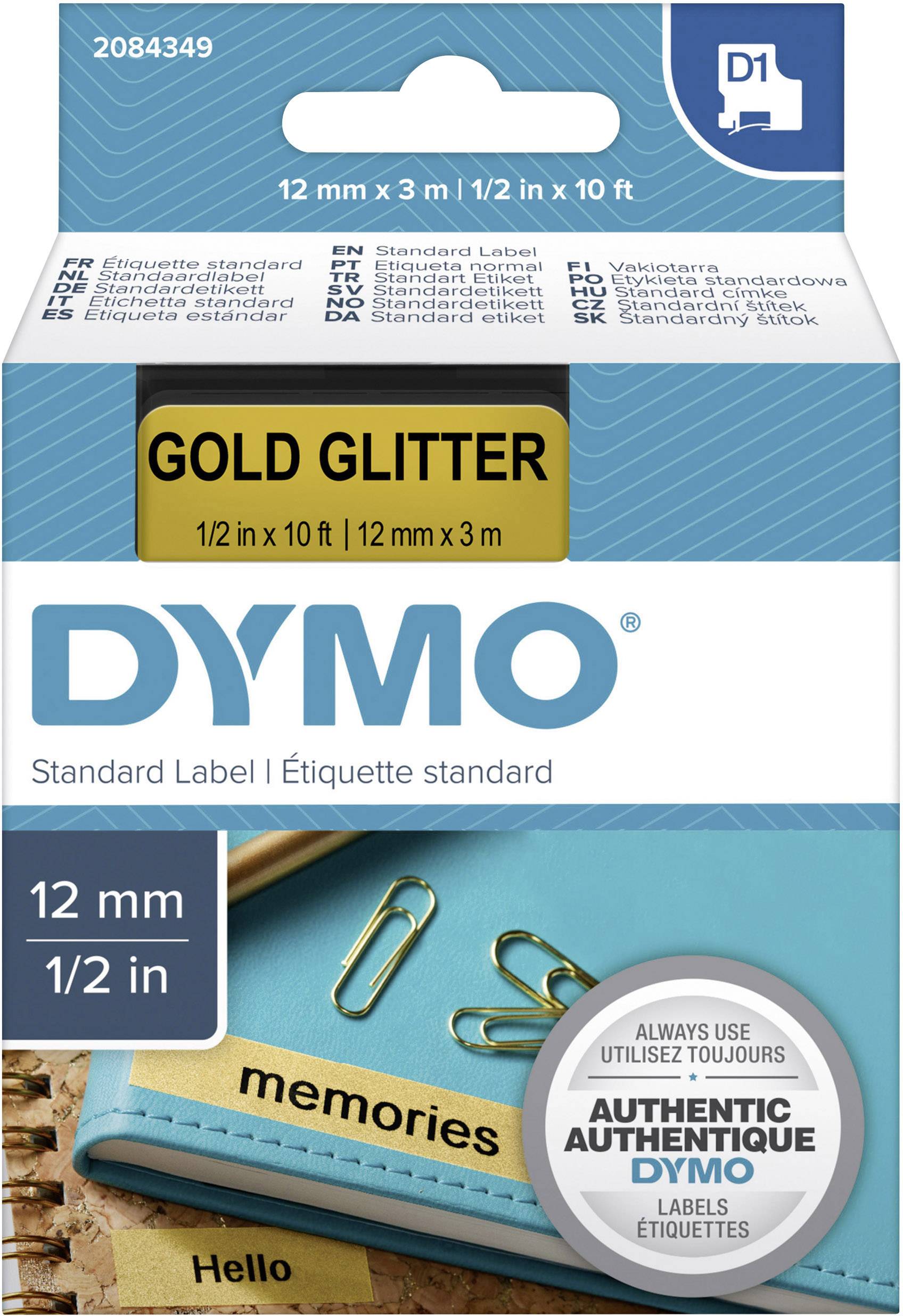 dymo 12mm x 3m