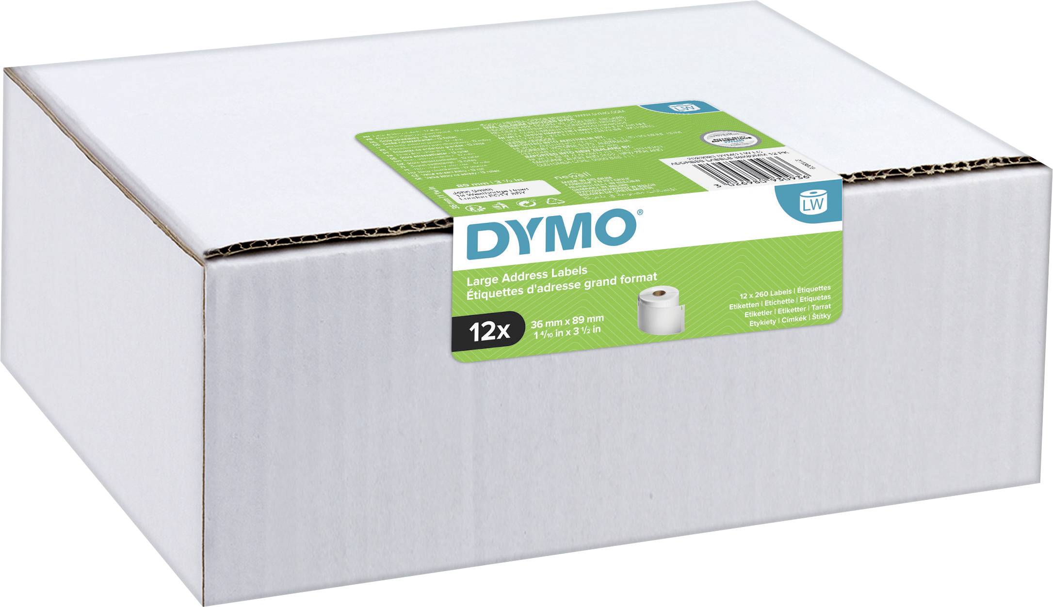 Dymo Large Address Labels - White