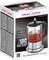 Glass and stainless steel kettle, model number PC-TK 1165, pictured on packaging. Includes an insert for brewing tea.