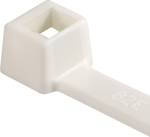 Cable tie 100x2.5 mm, flame-retardant, white