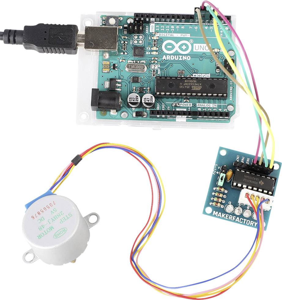 MAKERFACTORY Stepper motor controller MF-6402411 Stepper motor 1 pc(s)-3