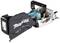 Makita hand-held belt sander with dust bag, suitable for sanding wooden surfaces.