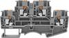 Degson DSKK4-01P-11-50-A(H) Dual port continuity Push-in connector Grey 1 pc(s)