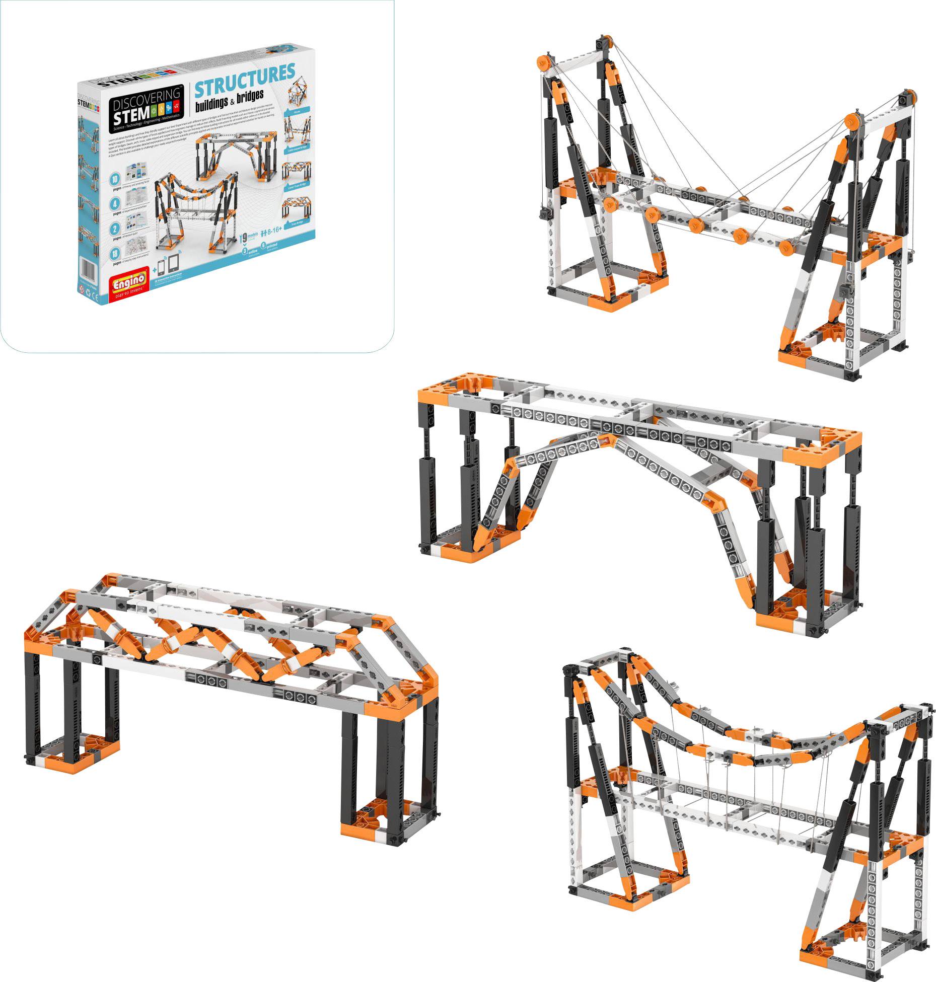 engino structures & bridges kit