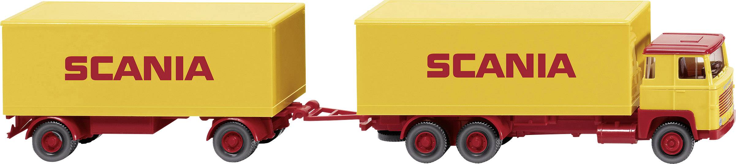 Image of Wiking 045702 H0 HGV Scania Suitcase trailer