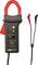 A digital clamp meter with red and black leads, suitable for direct and alternating current measurements up to 600 A.