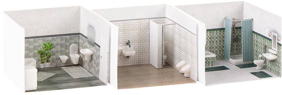 Faller 180355 H0 bathroom amenities Plastic assembly kit