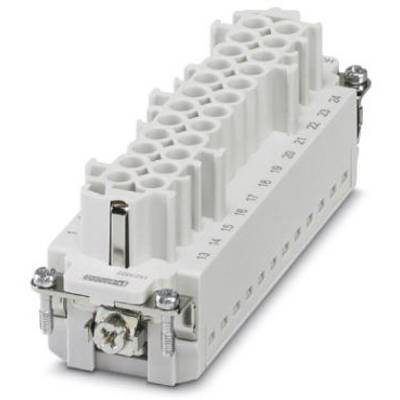 'Image of a white connector with 24 terminals and screws at the corners. Numbers 1 to 24 are indicated next to the terminals.'