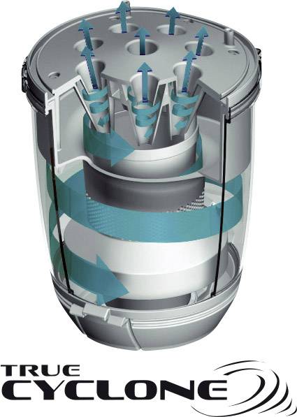 Trisa Staubsauger "Comfort Clean T8673" türkis Vacuum cleaner 700 W Bagless-2