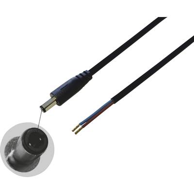 BKL Electronic 075831 Low power cable Low power plug - Open cable ends 5.50 mm 2.50 mm 2.00 m 1 pc(s)