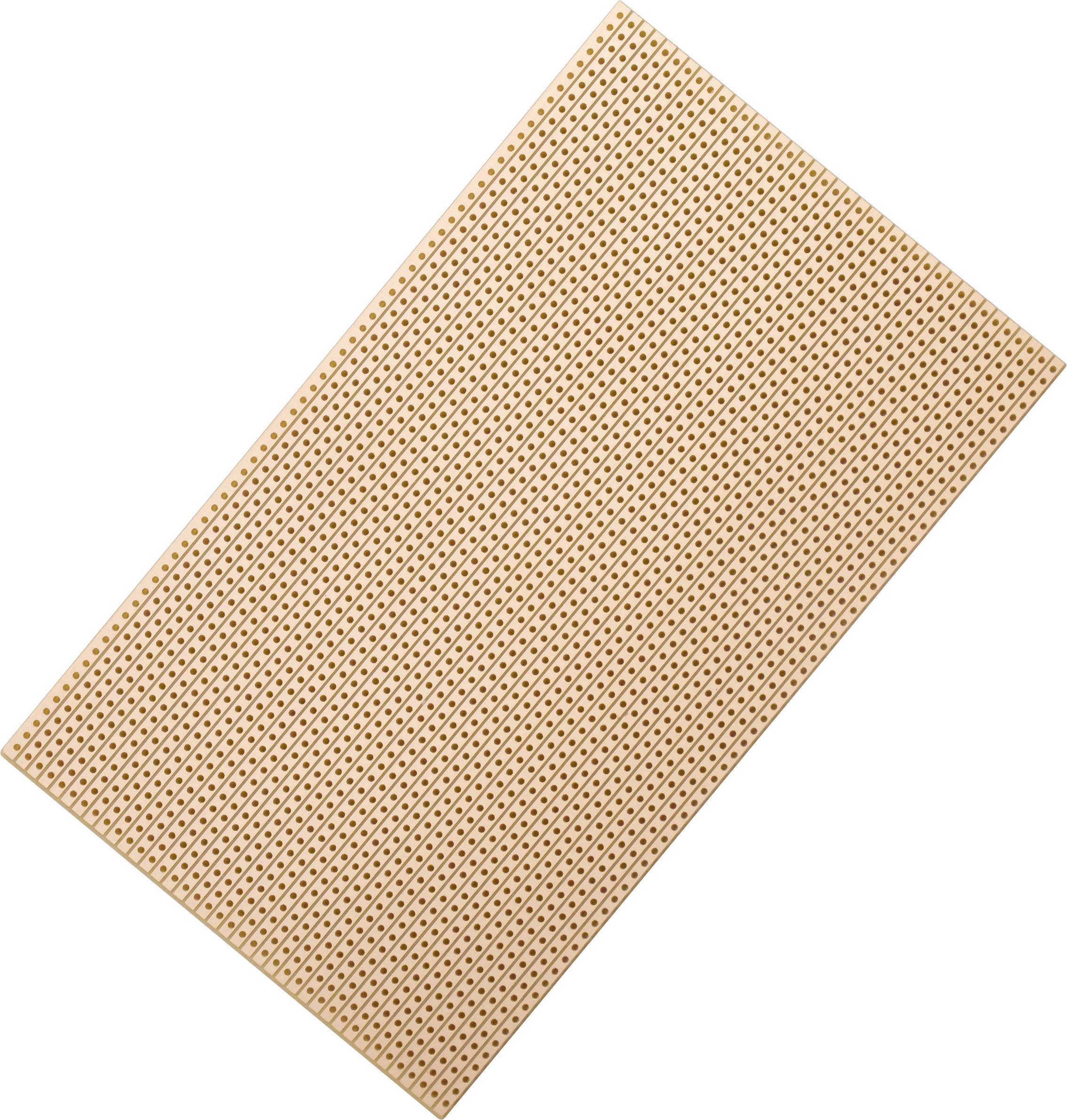 TRU COMPONENTS Eurocard PCB Phenolic paper (L x W) 160 mm x 100 mm 35 µm Contact spacing 2.54 mm Content 4 pc(s)-1