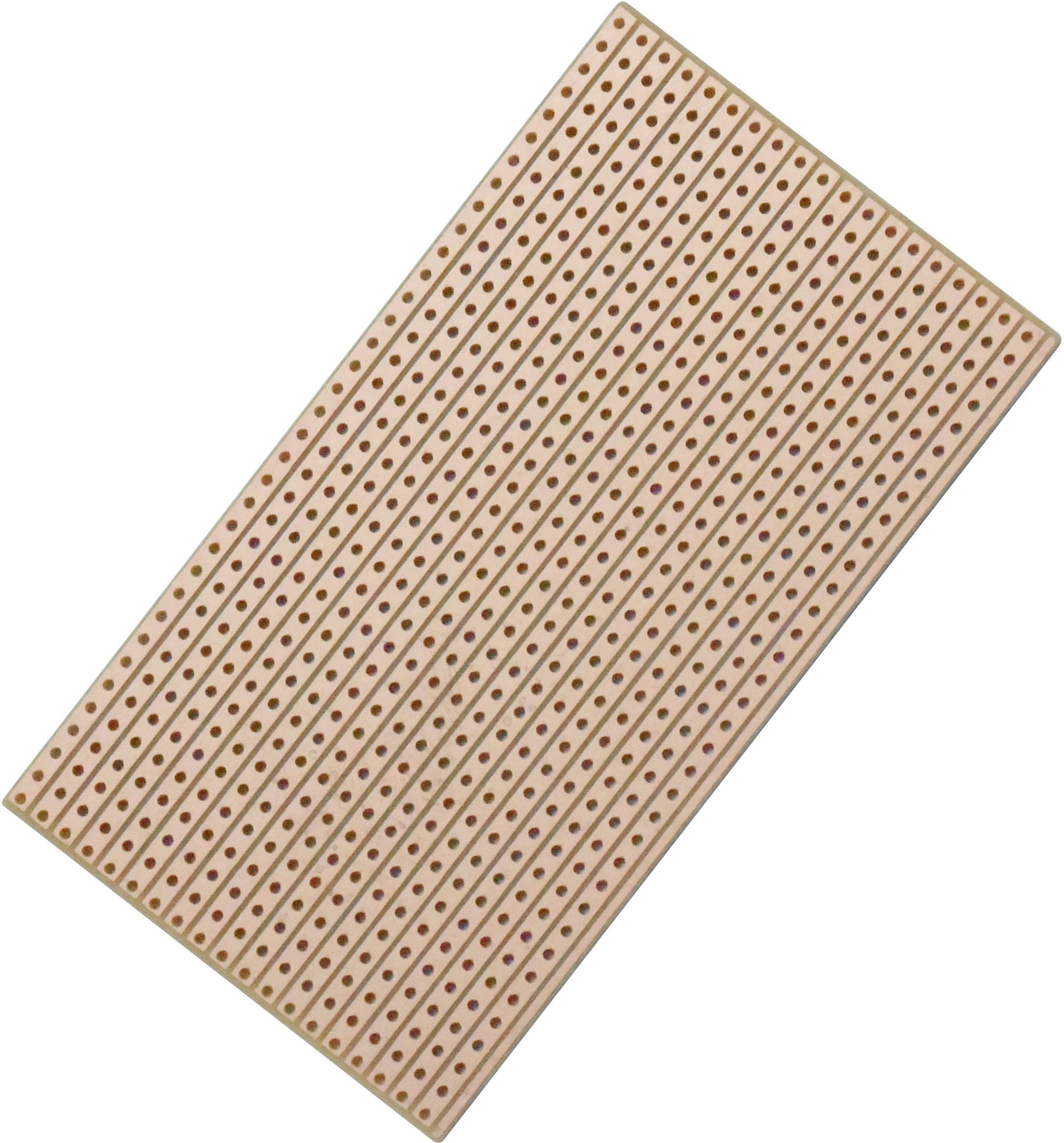 TRU COMPONENTS Eurocard PCB Phenolic paper (L x W) 90 mm x 50 mm 35 µm Contact spacing 2.54 mm Content 4 pc(s)-1