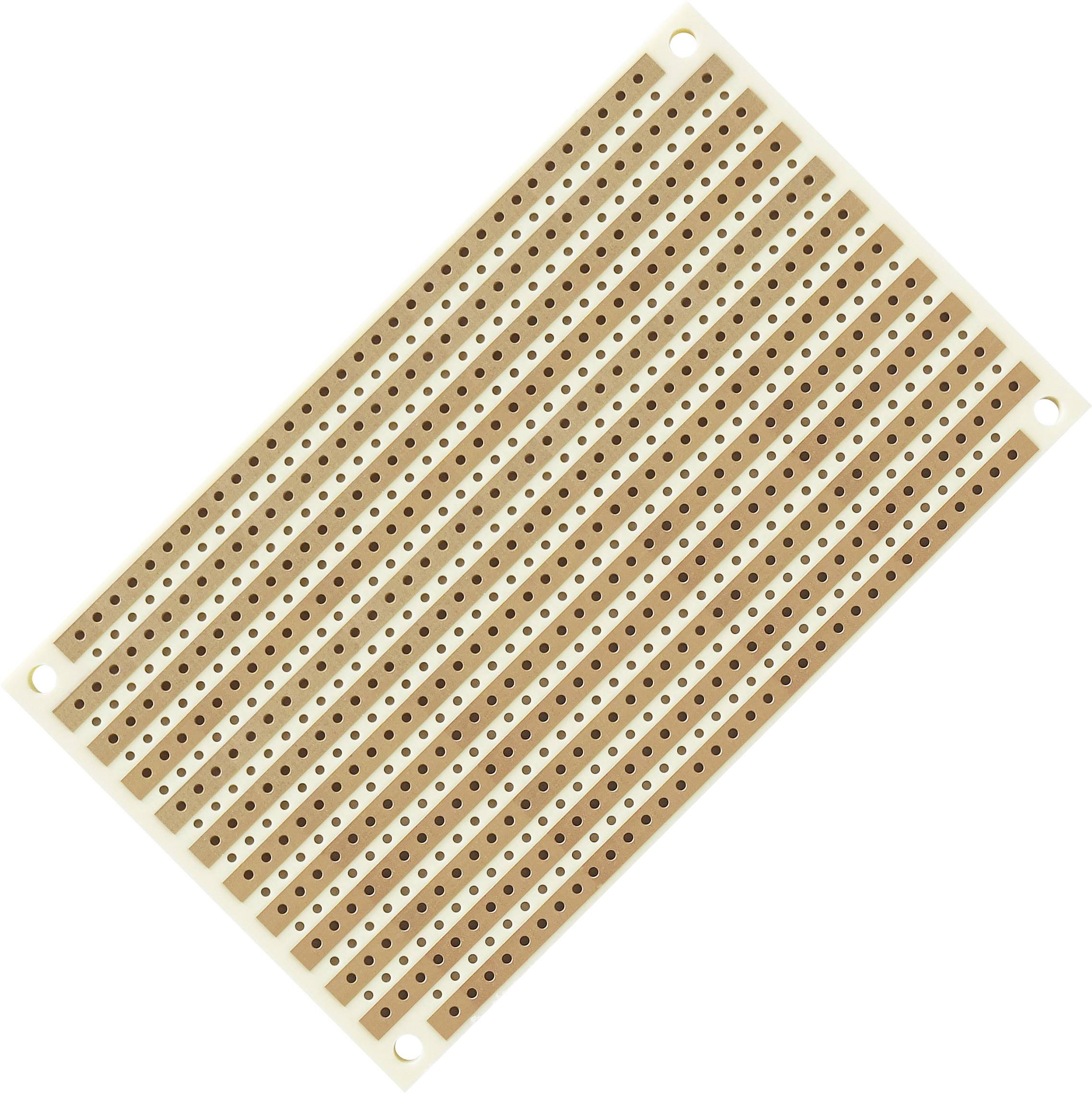 TRU COMPONENTS T1906SA041 Eurocard PCB Phenolic paper (L x W) 100 mm x 60 mm 35 µm Contact spacing 5 mm Content 4 pc(s)-1