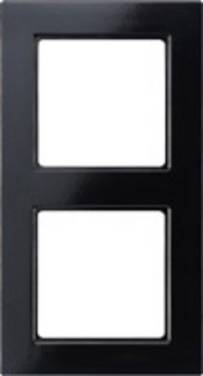 Jung 2x Frame Bracket  Black AC582SW 1 pc(s)