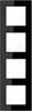 Jung 4x Frame Black AC584SW 1 pc(s)
