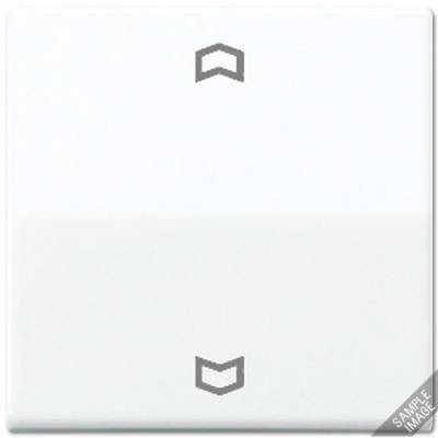 A white wall switch with two arrow symbols pointing up and down, likely used for controlling blinds or roller shutters.