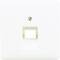 Single telephone socket on a white wall plate, with a screw positioned above the socket.