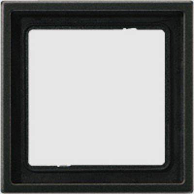 Black-edged switch frame with a square opening in the centre; simple, minimalist design.