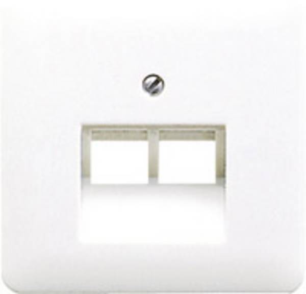 Jung 2x Cover Network junction box Alpine white CD569-2UAWW 1 pc(s)