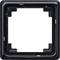 Black square frame with rounded corners, empty interior.