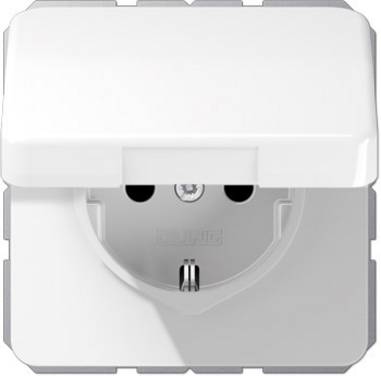Jung 1x Insert PG socket (+ lid)  Alpine white CD1520BFKLWW 1 pc(s)