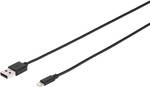 Vivanco Car charger set 2.4A with Lightning cable, black 1.2m