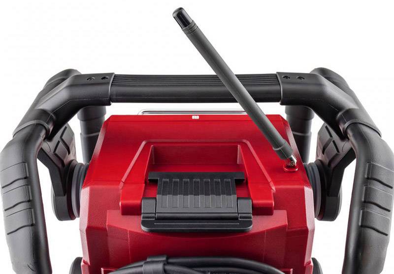 Caliber WORKXL1 Workplace radio DAB+, FM AUX, Bluetooth Battery charger, waterproof, shockproof, dustproof Black, Red-2