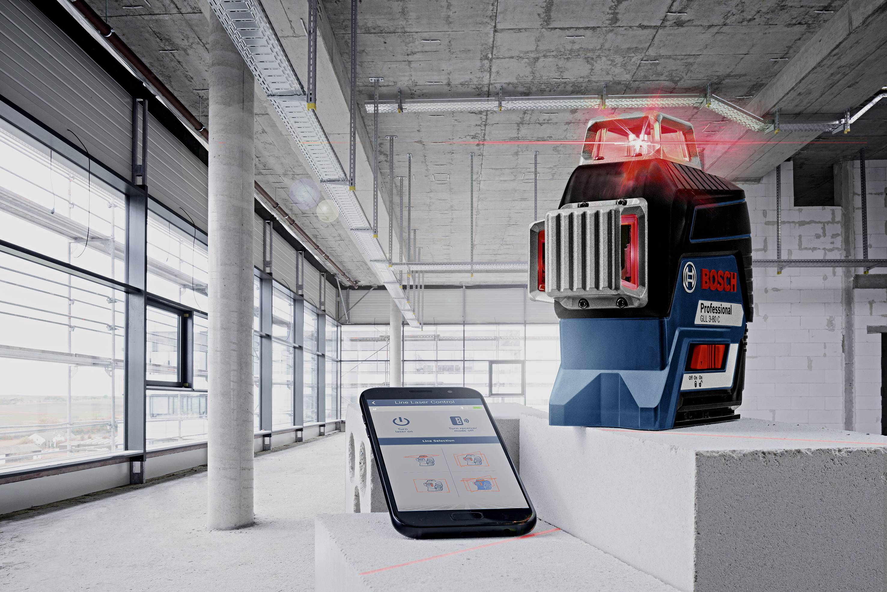 Bosch Professional GLL3-80C Multi-line laser Range (max.): 120 m-4