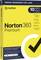 'Packaging for Norton 360 Premium for 10 devices; offers VPN, password manager, 100 GB cloud storage and automatic renewal.'
