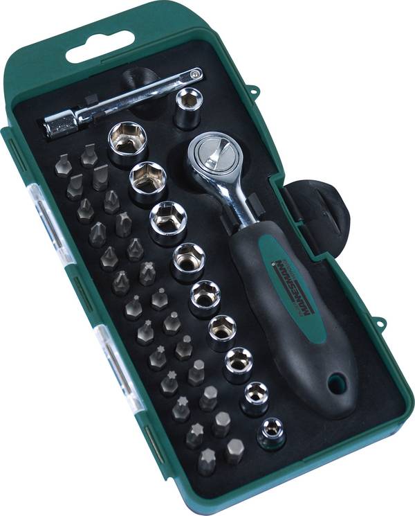 Brüder Mannesmann  M29891 Bit set 38-piece  incl. torque wrench