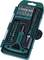 'Set of screwdrivers with various bits and a T-handle in a green plastic case. Ideal for versatile repairs.'