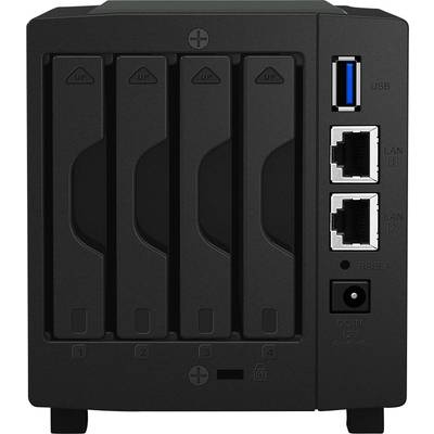 Synology DiskStation DS419slim NAS server casing 4 Bay DS419slim-1