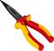 Insulated tool with red and yellow handles, suitable for work on electrical cables.
