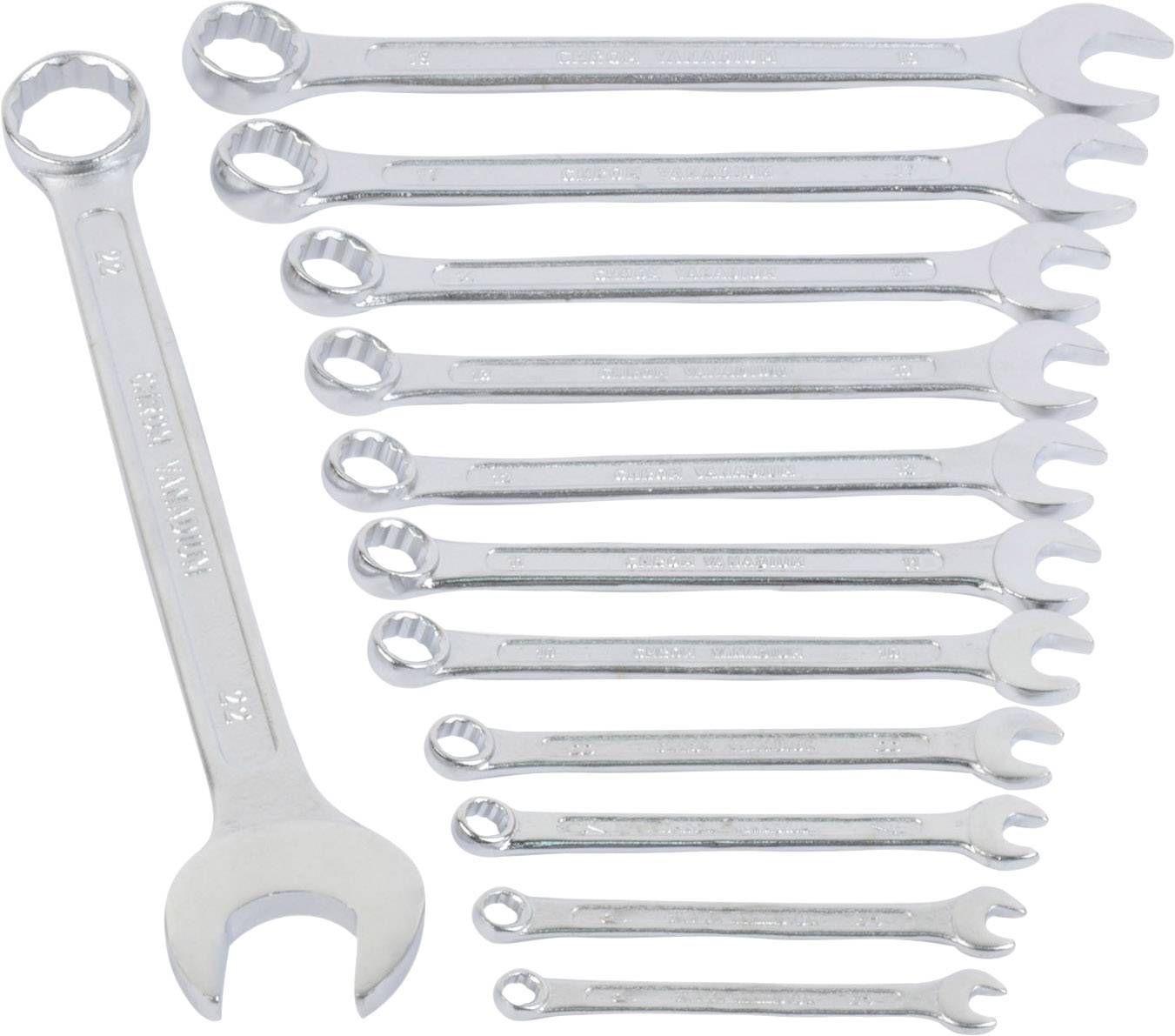 Brueder Mannesmann M 130-12 DIN Crowfoot wrench set 12-piece
