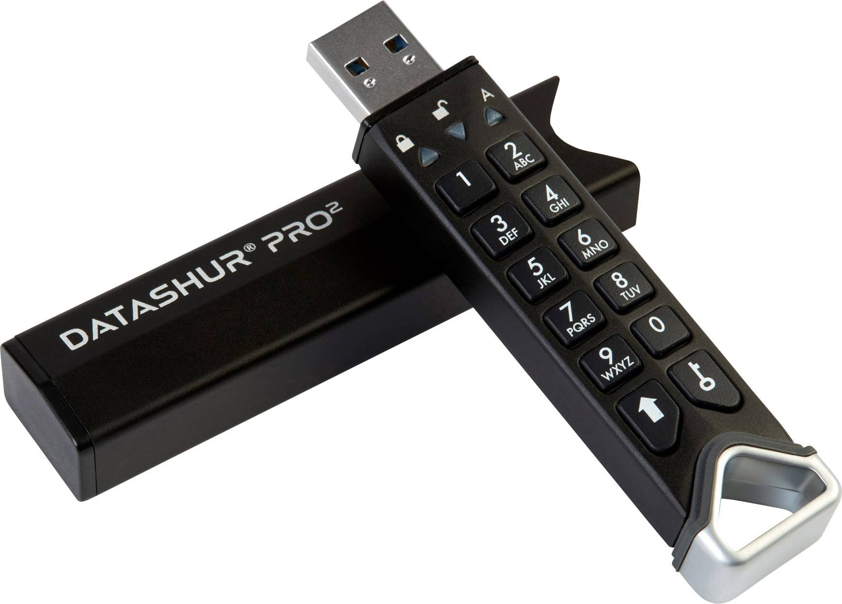 iStorage datAshur Pro2 USB stick 8 GB Black IS-FL-DP2-256-8 USB 3.2 (Gen 1)