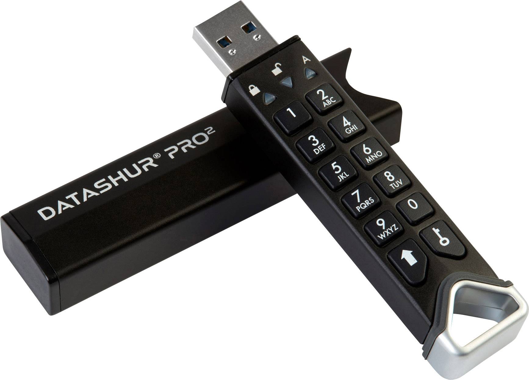 iStorage datAshur Pro2 USB stick 512 GB Black IS-FL-DP2-256-512 USB 3.2 (Gen 1)
