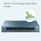 An 8-Port Gigabit Desktop Switch by tp-link, accompanied by the text 'Green Technology Helps Save Power'.