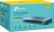 TP-Link 8-Port Gigabit Desktop Switch, Model LS108G, ideal for simple networks. Packaging shows device and features.