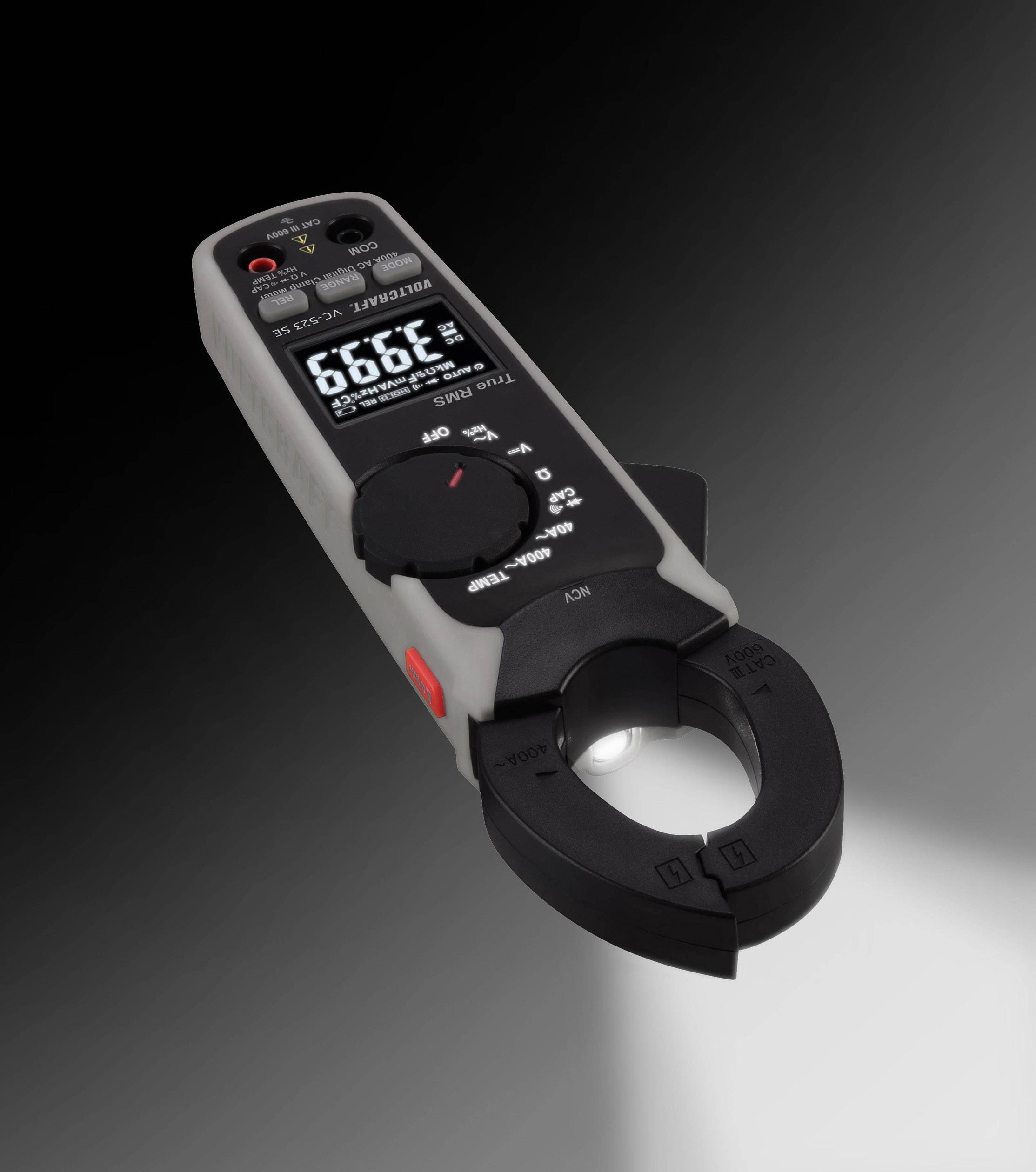 VOLTCRAFT VC523 SE Clamp meter Digital CAT III 600 V Display (counts