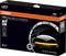 Packaging of a dynamic LED mirror for VW Golf VII, black edition by OSRAM. Shows illustration and product specifications.