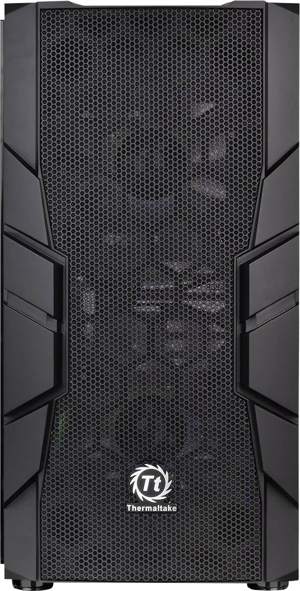 Thermaltake Commander C33 TG Midi tower PC casing, Game console casing Black 2 built-in LED fans, Built-in fan, LC compa-5