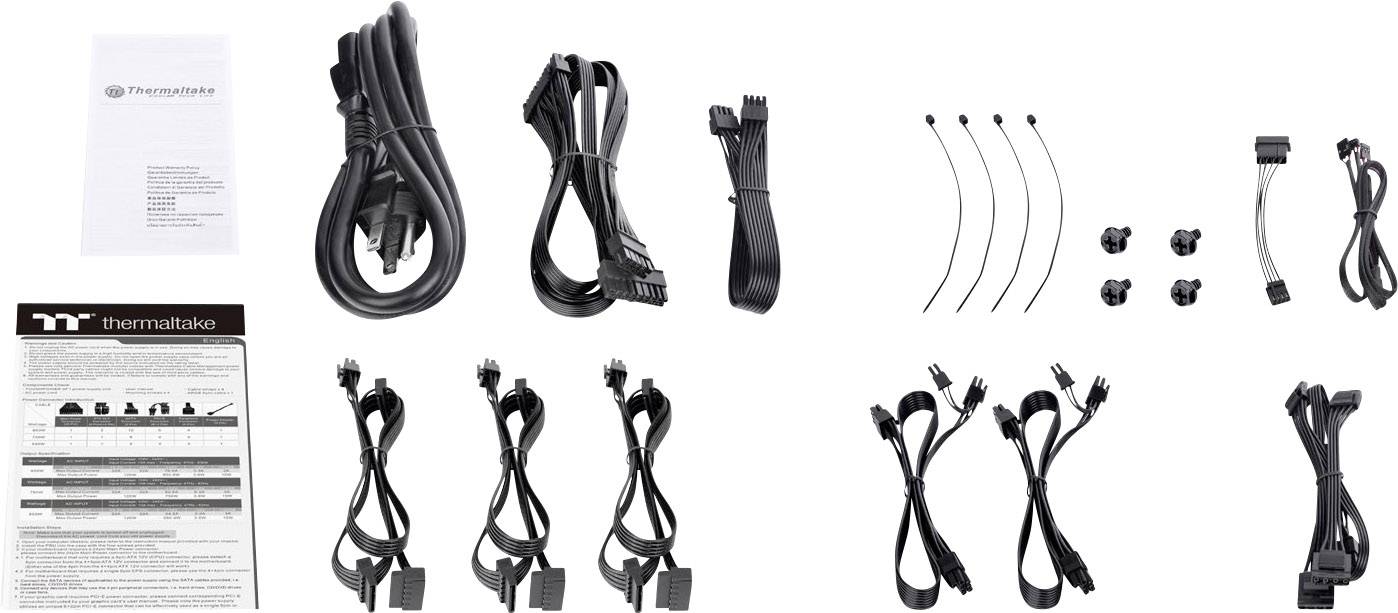 Thermaltake Toughpower GF1 ARGB PC power supply unit 650 W ATX 80 PLUS Gold-7