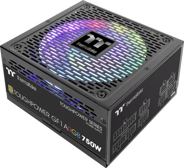 Thermaltake Toughpower GF1 ARGB PC power supply unit 750 W ATX 80 PLUS Gold