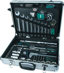 Brüder Mannesmann  M29077  Tool box (+ tools) 159-piece (L x W x H) 54 x 41 x 18 mm