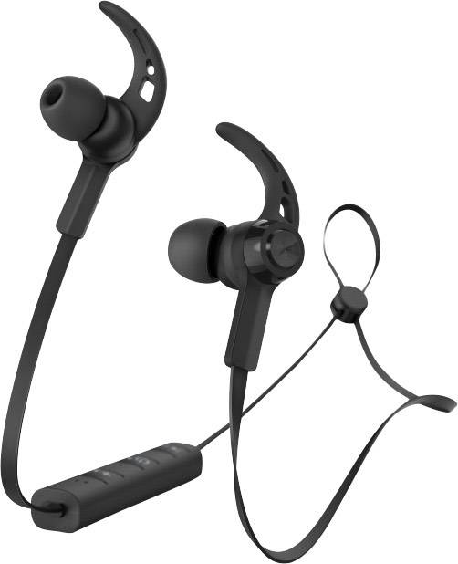 Hama Connect In-ear headphones Bluetooth® (1075101) Black Headset, Volume control Sports-4