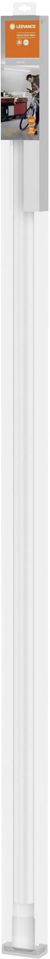 A white strip with an attached accessory set, shown in its packaging. An orange label with text at the top.