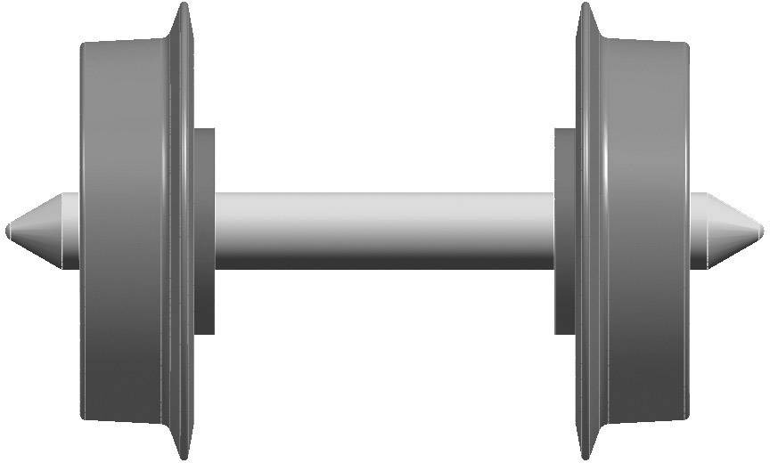 Image of Liliput L949302 H0e Wheel set MOROP (NEM standards) 311 2 pc(s)