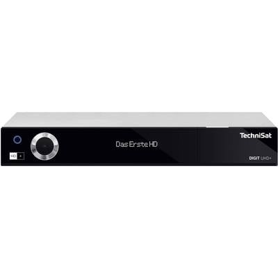 TechniSat Digit UHD+ DVB-S2/T2/C receiver combo Recording function, CI+ slot, Conax descrambler, Ethernet port, HD+ card included, Twin tuner No. of tuners: 2