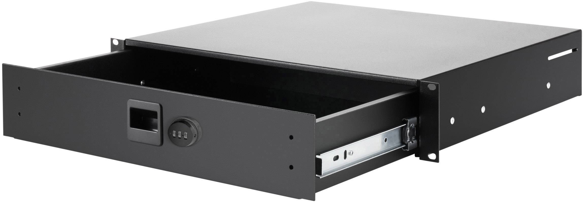 Adam Hall 87402ACL 19 rack drawer 2 U Aluminium